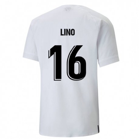 Kandiny Damen Samuel Lino #16 Cremiges Weiß Heimtrikot Trikot 2022/23 T-Shirt