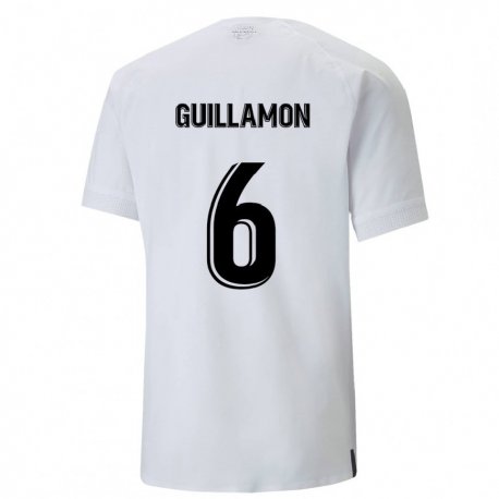 Kandiny Damen Hugo Guillamon #6 Cremiges Weiß Heimtrikot Trikot 2022/23 T-shirt