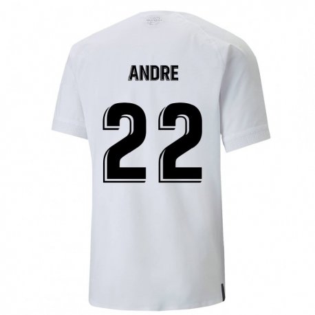 Kandiny Damen Marcos Andre #22 Cremiges Weiß Heimtrikot Trikot 2022/23 T-shirt