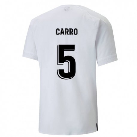 Kandiny Damen Marta Carro #5 Cremiges Weiß Heimtrikot Trikot 2022/23 T-Shirt