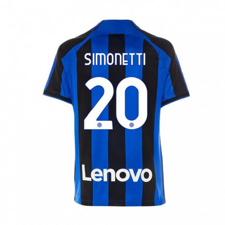 Kandiny Damen Flaminia Simonetti #20 Königsblau Schwarz Heimtrikot Trikot 2022/23 T-shirt