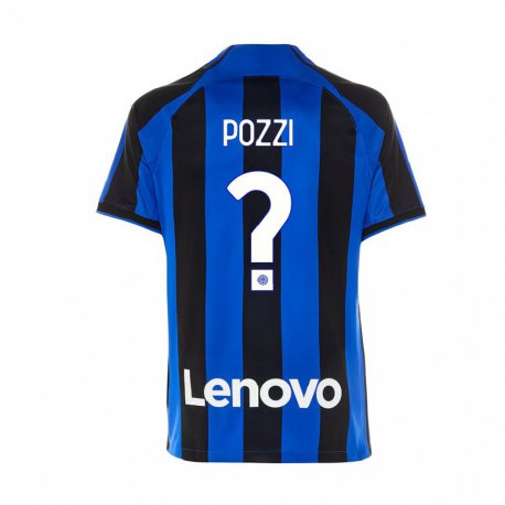 Kandiny Damen Andrea Pozzi #0 Königsblau Schwarz Heimtrikot Trikot 2022/23 T-shirt
