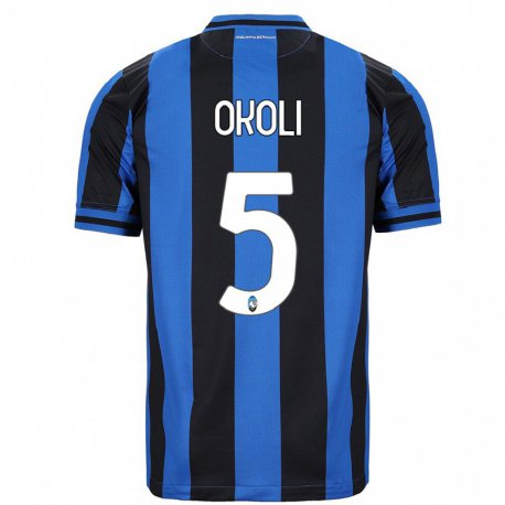 Kandiny Damen Caleb Okoli #5 Blau Schwarz Heimtrikot Trikot 2022/23 T-Shirt