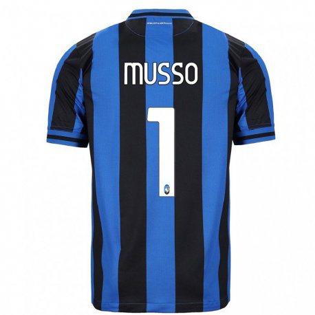 Kandiny Damen Juan Musso #1 Blau Schwarz Heimtrikot Trikot 2022/23 T-shirt