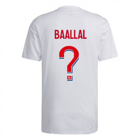Kandiny Damen Abdellah Baallal #0 Weiß Blau Rot Heimtrikot Trikot 2022/23 T-Shirt
