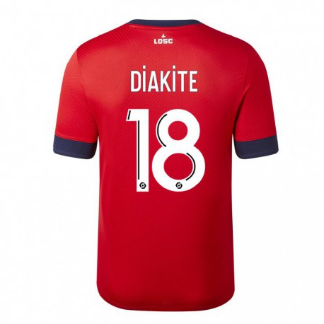 Kandiny Damen Bafode Diakite #18 Roter Zuckerapfel Heimtrikot Trikot 2022/23 T-shirt