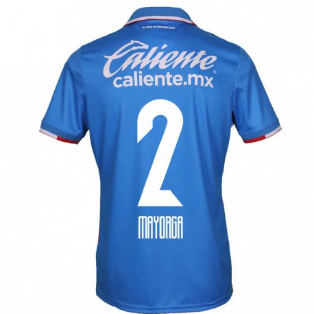 Kandiny Damen Alejandro Mayorga #2 Azurblau Heimtrikot Trikot 2022/23 T-Shirt