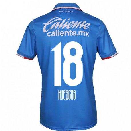 Kandiny Damen Rodrigo Huescas #18 Azurblau Heimtrikot Trikot 2022/23 T-shirt