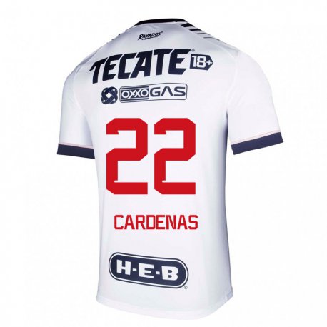 Kandiny Damen Luis Cardenas #22 Weißer Raum Heimtrikot Trikot 2022/23 T-Shirt