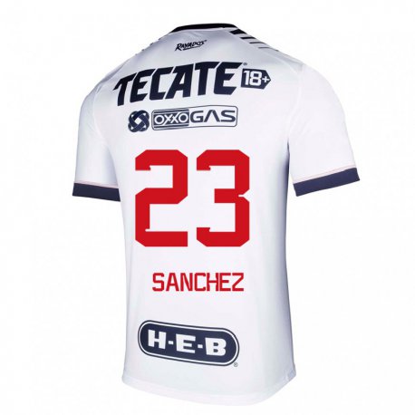 Kandiny Damen Gustavo Sanchez #23 Weißer Raum Heimtrikot Trikot 2022/23 T-Shirt