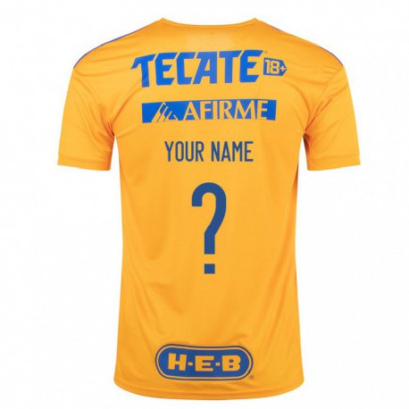 Kandiny Damen Ihren Namen #0 Hummel Gelb Heimtrikot Trikot 2022/23 T-Shirt