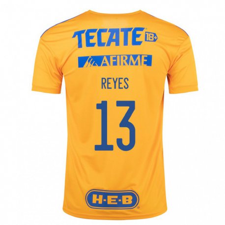 Kandiny Damen Diego Reyes #13 Hummel Gelb Heimtrikot Trikot 2022/23 T-Shirt