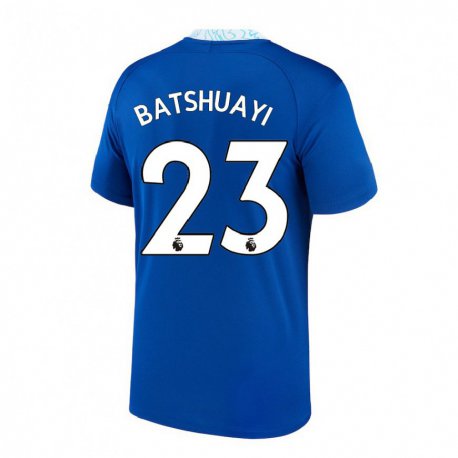 Kandiny Damen Michy Batshuayi #23 Dunkelblau Heimtrikot Trikot 2022/23 T-shirt