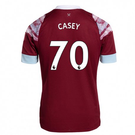 Kandiny Damen Kaelan Casey #70 Rotwein Heimtrikot Trikot 2022/23 T-shirt