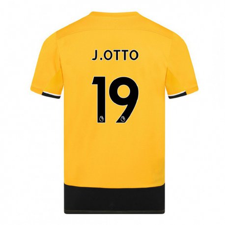 Kandiny Damen Jonny Otto #19 Gelb Schwarz Heimtrikot Trikot 2022/23 T-Shirt