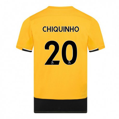 Kandiny Damen Chiquinho #20 Gelb Schwarz Heimtrikot Trikot 2022/23 T-shirt