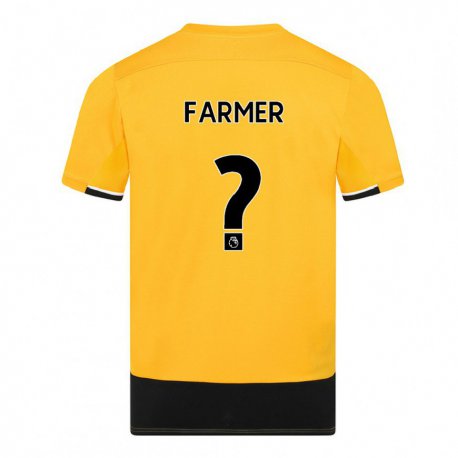 Kandiny Damen Owen Farmer #0 Gelb Schwarz Heimtrikot Trikot 2022/23 T-shirt