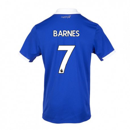 Kandiny Damen Harvey Barnes #7 Blau Weiss Heimtrikot Trikot 2022/23 T-shirt