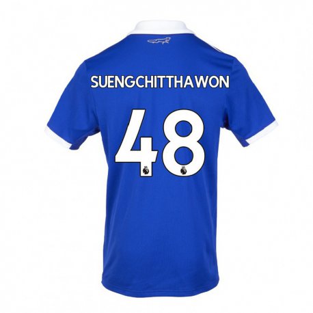 Kandiny Damen Thanawat Suengchitthawon #48 Blau Weiss Heimtrikot Trikot 2022/23 T-shirt