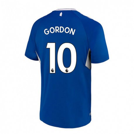 Kandiny Damen Anthony Gordon #10 Dunkelblau Weiß Heimtrikot Trikot 2022/23 T-Shirt