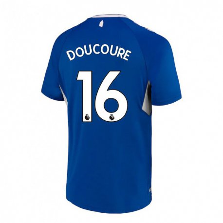 Kandiny Damen Abdoulaye Doucoure #16 Dunkelblau Weiß Heimtrikot Trikot 2022/23 T-Shirt