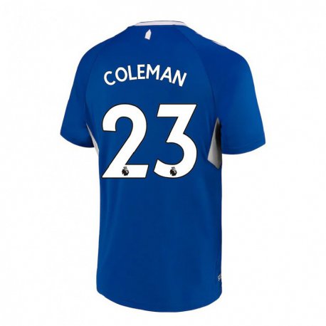 Kandiny Damen Seamus Coleman #23 Dunkelblau Weiß Heimtrikot Trikot 2022/23 T-shirt
