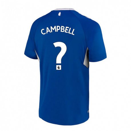 Kandiny Damen Elijah Campbell #0 Dunkelblau Weiß Heimtrikot Trikot 2022/23 T-Shirt