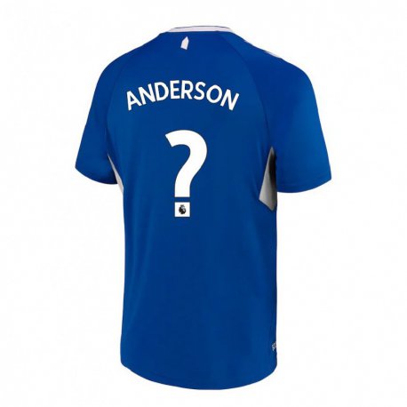 Kandiny Damen Joseph Anderson #0 Dunkelblau Weiß Heimtrikot Trikot 2022/23 T-shirt