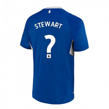 Kandiny Damen Jak Stewart #0 Dunkelblau Weiß Heimtrikot Trikot 2022/23 T-Shirt