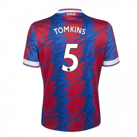 Kandiny Damen James Tomkins #5 Rot Blau Heimtrikot Trikot 2022/23 T-shirt