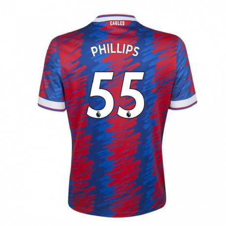 Kandiny Damen Killian Phillips #55 Rot Blau Heimtrikot Trikot 2022/23 T-Shirt