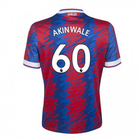 Kandiny Damen Victor Akinwale #60 Rot Blau Heimtrikot Trikot 2022/23 T-Shirt