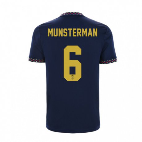 Kandiny Damen Marthe Munsterman #6 Dunkelblau Auswärtstrikot Trikot 2022/23 T-Shirt