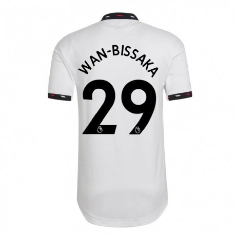 Kandiny Damen Aaron Wan-Bissaka #29 Weiß Auswärtstrikot Trikot 2022/23 T-Shirt