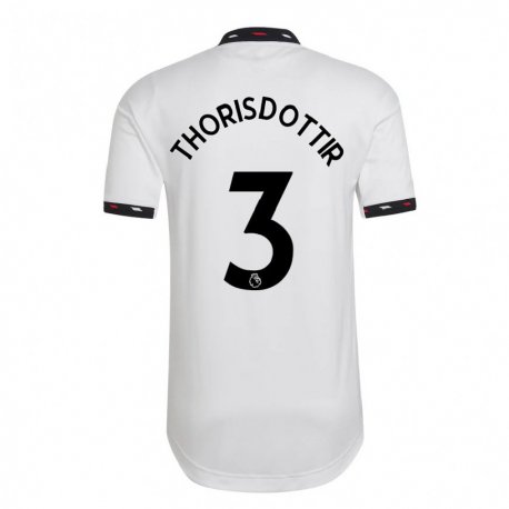 Kandiny Damen Maria Thorisdottir #3 Weiß Auswärtstrikot Trikot 2022/23 T-Shirt