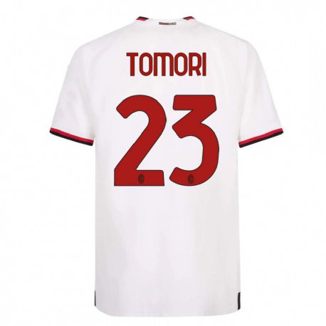 Kandiny Damen Fikayo Tomori #23 Weiß Rot Auswärtstrikot Trikot 2022/23 T-shirt