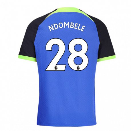 Kandiny Damen Tanguy Ndombele #28 Blau Grün Auswärtstrikot Trikot 2022/23 T-shirt
