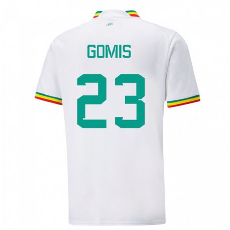Kandiny Kinder Senegalesische Alfred Gomis #23 Weiß Heimtrikot Trikot 22-24 T-shirt