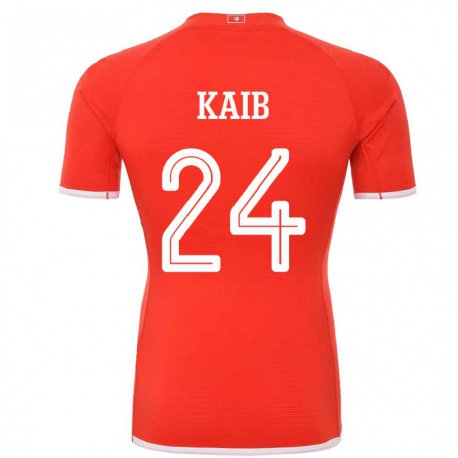 Kandiny Kinder Tunesische Rami Kaib #24 Rot Heimtrikot Trikot 22-24 T-shirt