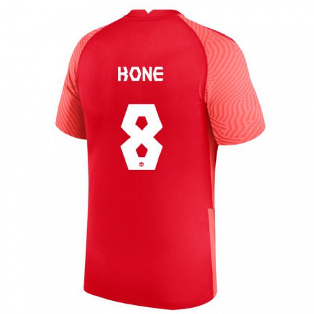 Kandiny Herren Kanadische Ismael Kone #8 Rot Heimtrikot Trikot 22-24 T-shirt