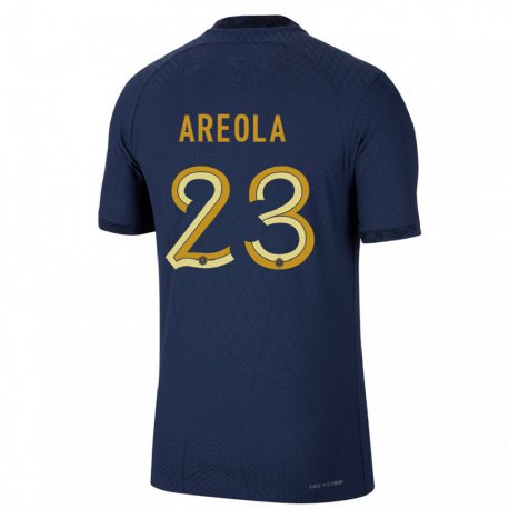 Kandiny Herren Französische Alphonse Areola #23 Marineblau Heimtrikot Trikot 22-24 T-shirt