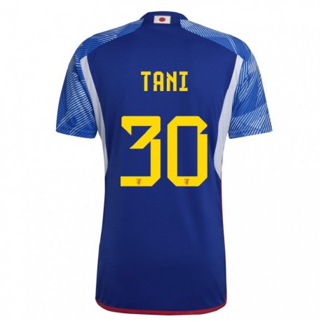 Kandiny Herren Japanische Kosei Tani #30 Königsblau Heimtrikot Trikot 22-24 T-shirt