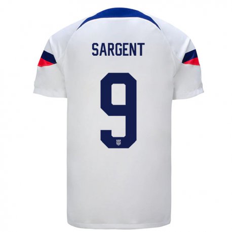 Kandiny Herren Us-amerikanische Josh Sargent #9 Weiß Heimtrikot Trikot 22-24 T-shirt