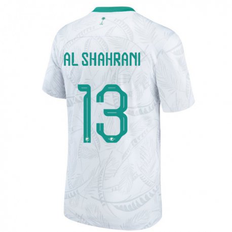 Kandiny Herren Saudi-arabische Yaseer Al Shahrani #13 Weiß Heimtrikot Trikot 22-24 T-shirt