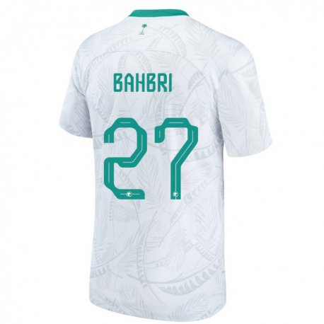 Kandiny Herren Saudi-arabische Hatan Bahbri #27 Weiß Heimtrikot Trikot 22-24 T-shirt