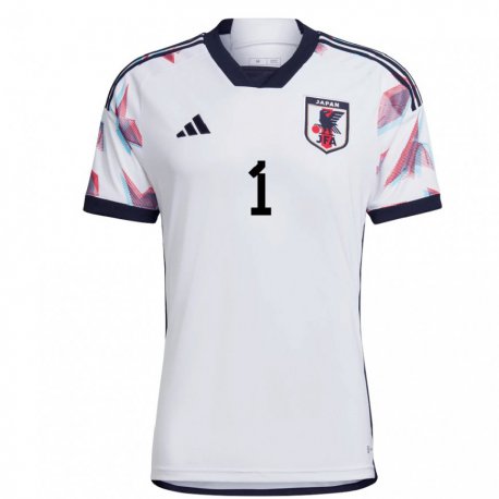 Kandiny Herren Japanische Eiji Kawashima #1 Weiß Auswärtstrikot Trikot 22-24 T-shirt