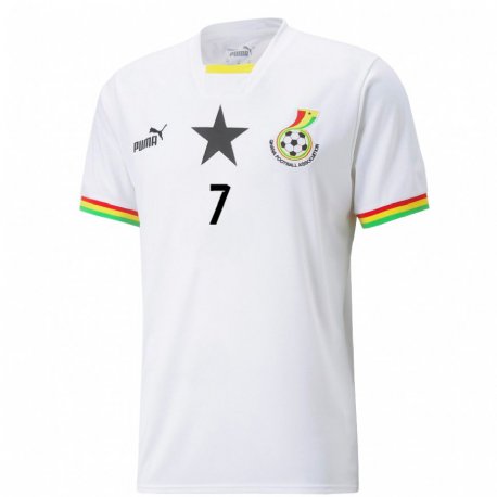 Kandiny Damen Ghanaische Issahaku Fatawu #7 Weiß Heimtrikot Trikot 22-24 T-shirt