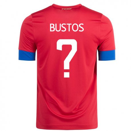 Kandiny Kinder Costa-ricanische Roy Bustos #0 Rot Heimtrikot Trikot 22-24 T-shirt