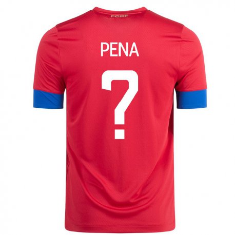 Kandiny Kinder Costa-ricanische Randy Pena #0 Rot Heimtrikot Trikot 22-24 T-shirt