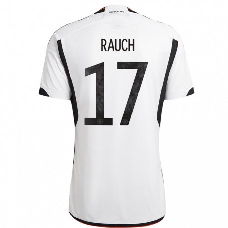 Kandiny Kinder Deutsche Felicitas Rauch #17 Weiß Schwarz Heimtrikot Trikot 22-24 T-shirt